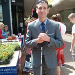 Cwmbran man Charlie Parkinson is blind and running his fifth London Marathon on Sunday. Sponsor him to support Blind Veterans UK