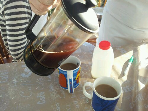 Fresh coffee was always available
