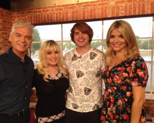 Cwmbran's Gareth and Jessica with Phillip and Holly on This Morning