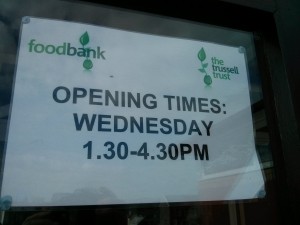 The Old Cwmbran foodbank is open every Wednesday from 1.30pm to 4.30pm