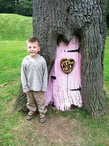 The fairies house days after they moved in during September 2012