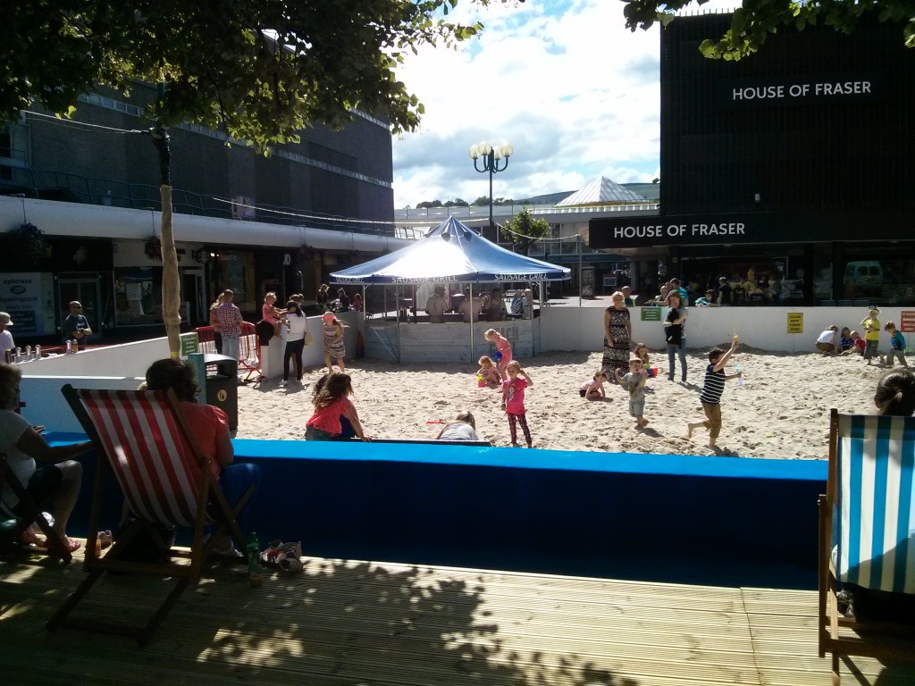 Relax on a deckchair overlooking the beach