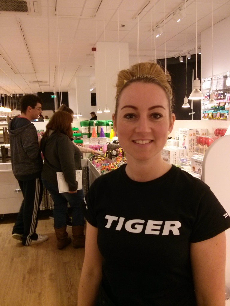 Debbie Gliniany, the store manager at Tiger in Cwmbran