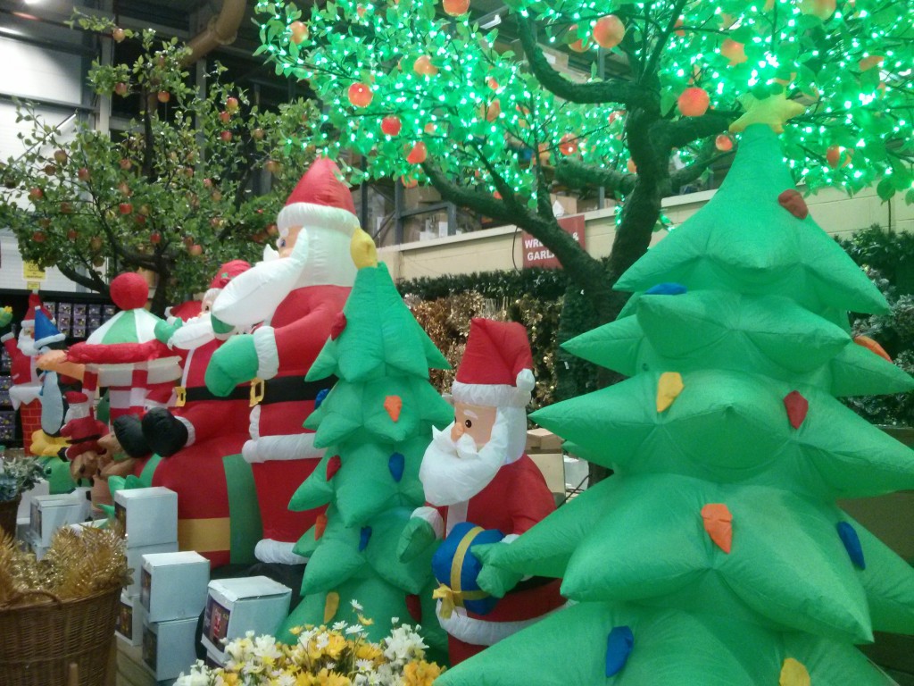 Inside the factory shop at Festive Productions