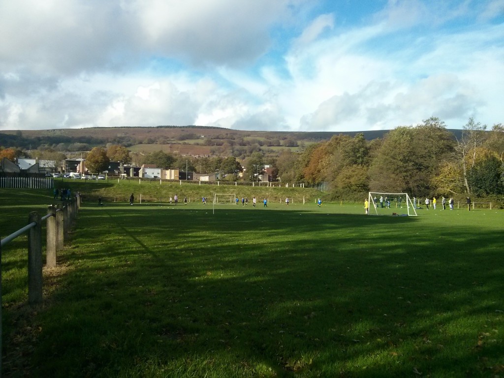 Penylan Fields is a lovely location looking up towards the mountain 