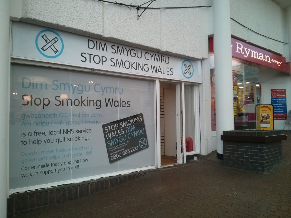 Wales' first "Stop Smoking Shop" in Cwmbran