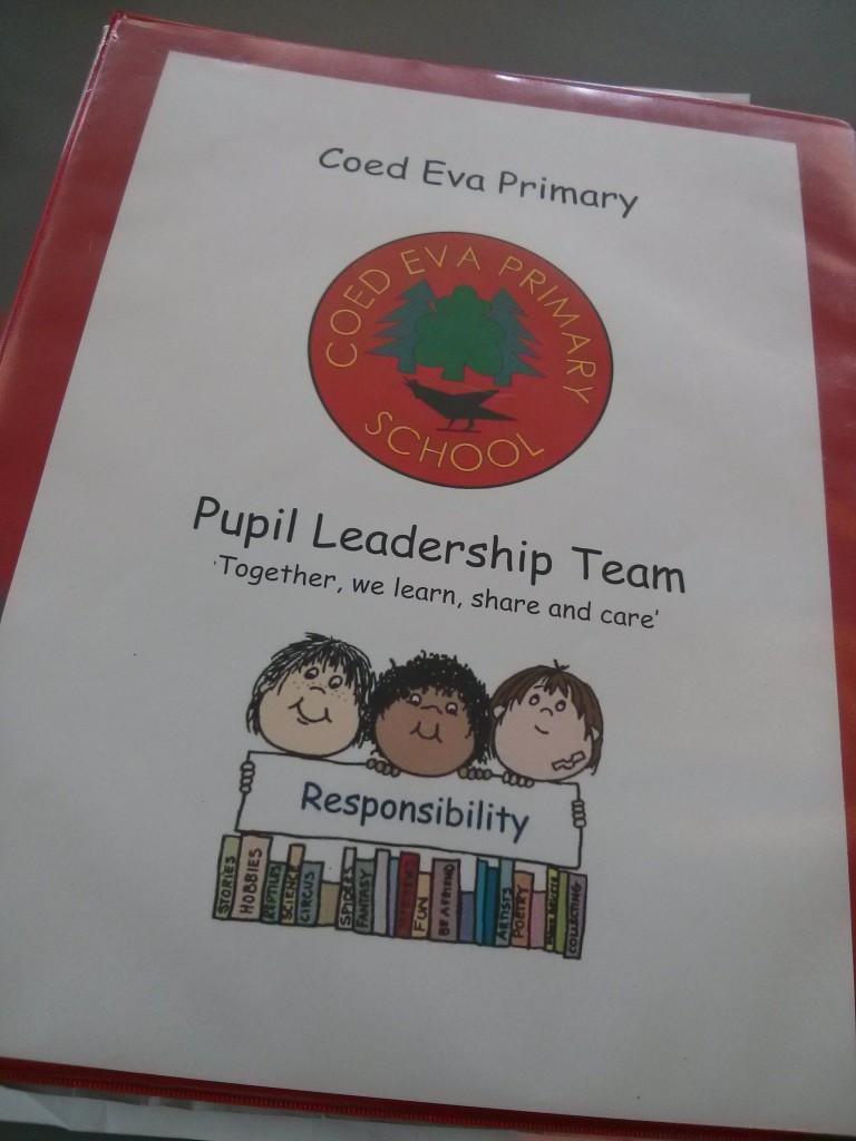 A file used by Coed Eva's Pupil Leadership Team