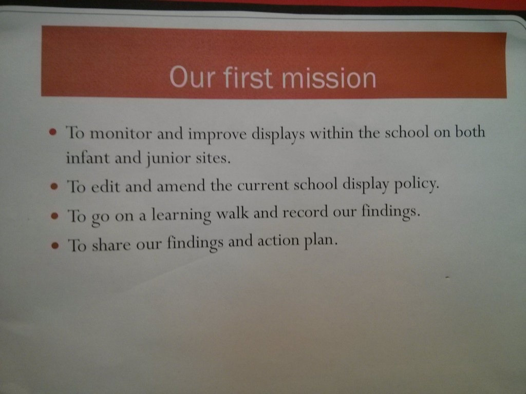 Coed Eva's Pupil Leadership Team's first mission