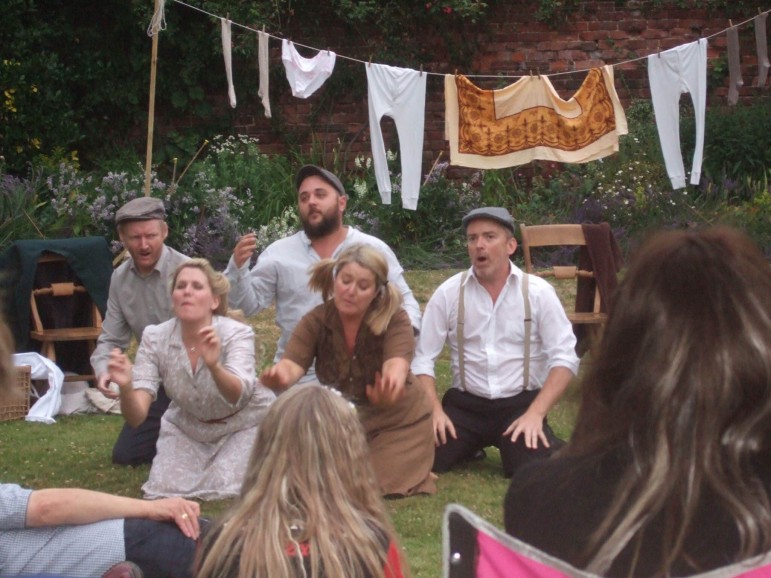 Theatr Silures in another outdoor performance of Under Milk Wood