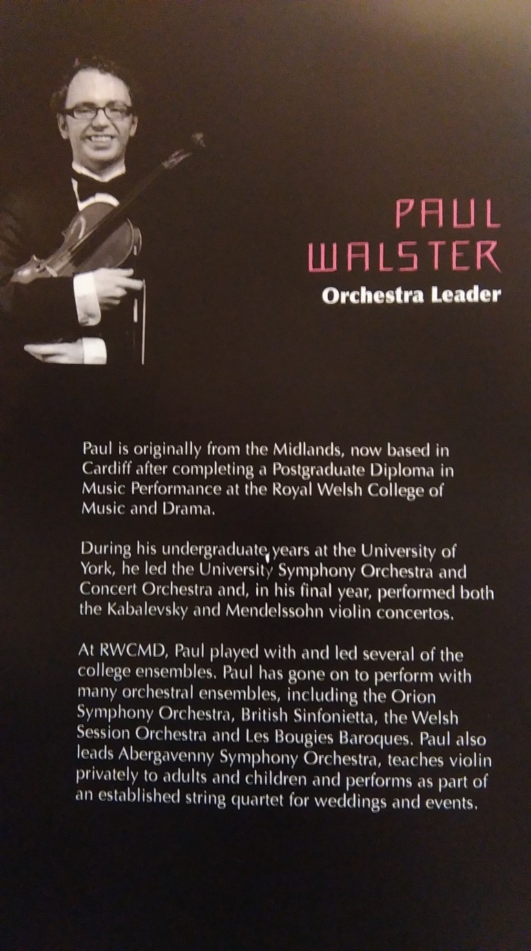 Paul Walster in The Mikado with the Welsh Musical Theatre Orchestra