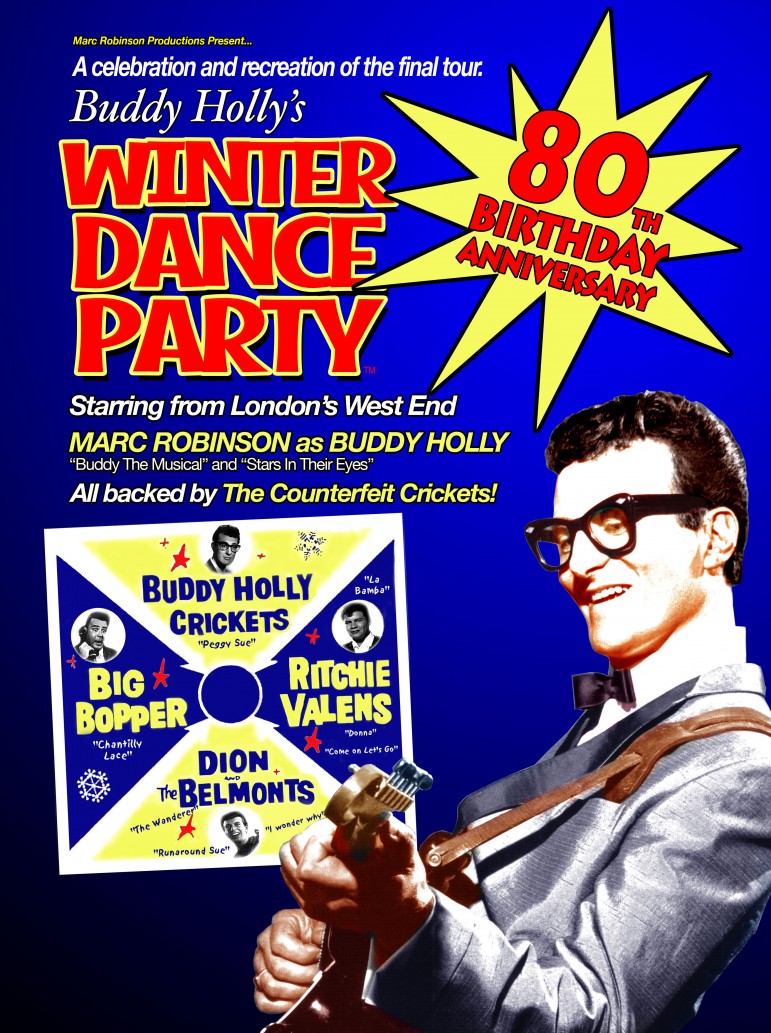 Buy tickets now for Buddy Holly's Winter Dance Party at the Congress Theatre in Cwmbran