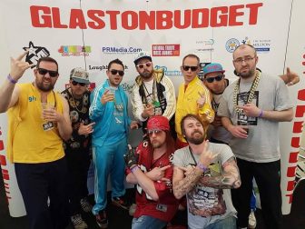 Guns 2 Roses with Goldie Looking Chain at the Glastonbudget Festival
