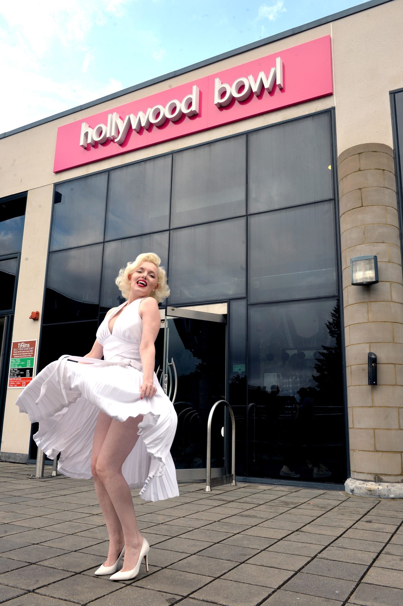 'Marilyn Monroe' at Hollywood Bowl in Cwmbran