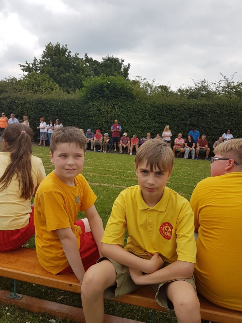 Luka Bailey on his final sports day at St David’s RC Primary School