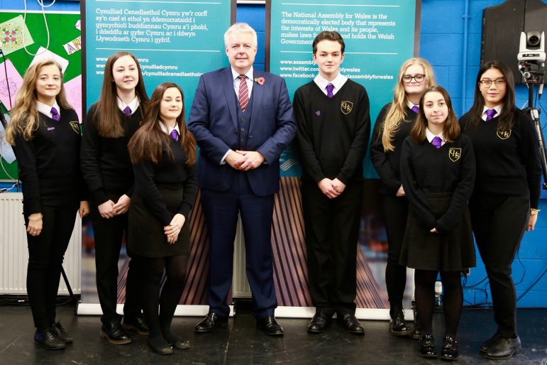 The First Minister at Cwmbran Centre for Young People