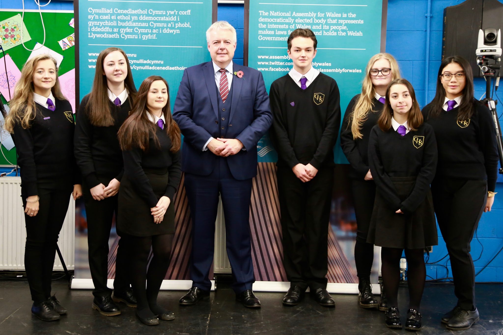 The First Minister at Cwmbran Centre for Young People