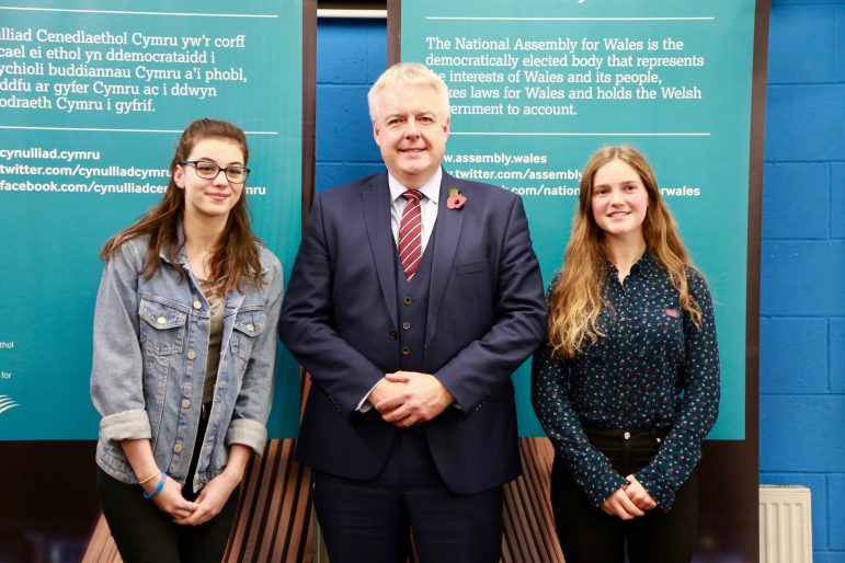 The First Minister at Cwmbran Centre for Young People