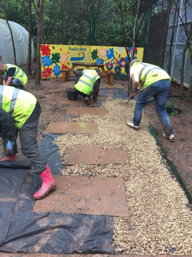 The new secret garden at Cwmbran High School