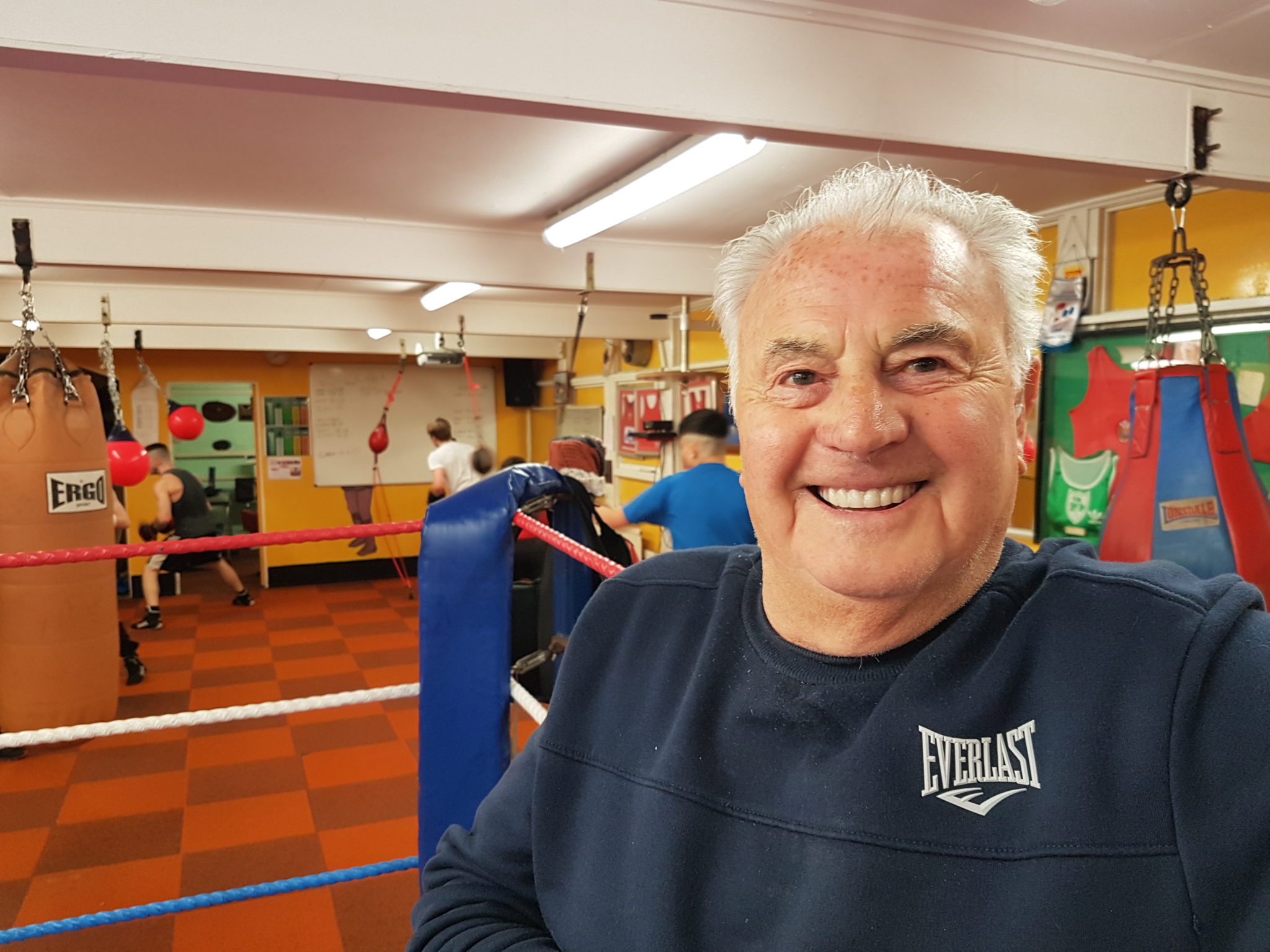 Keith Jefferies at Cwmbran Boxing Club