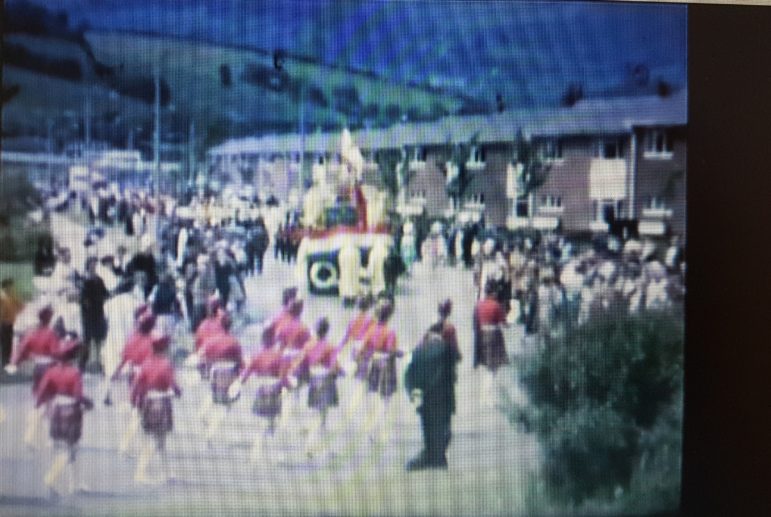 Cwmbran Carnival parade in the 1960s