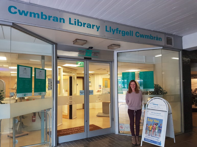 Gateway Credit Union's branch in Cwmbran Library