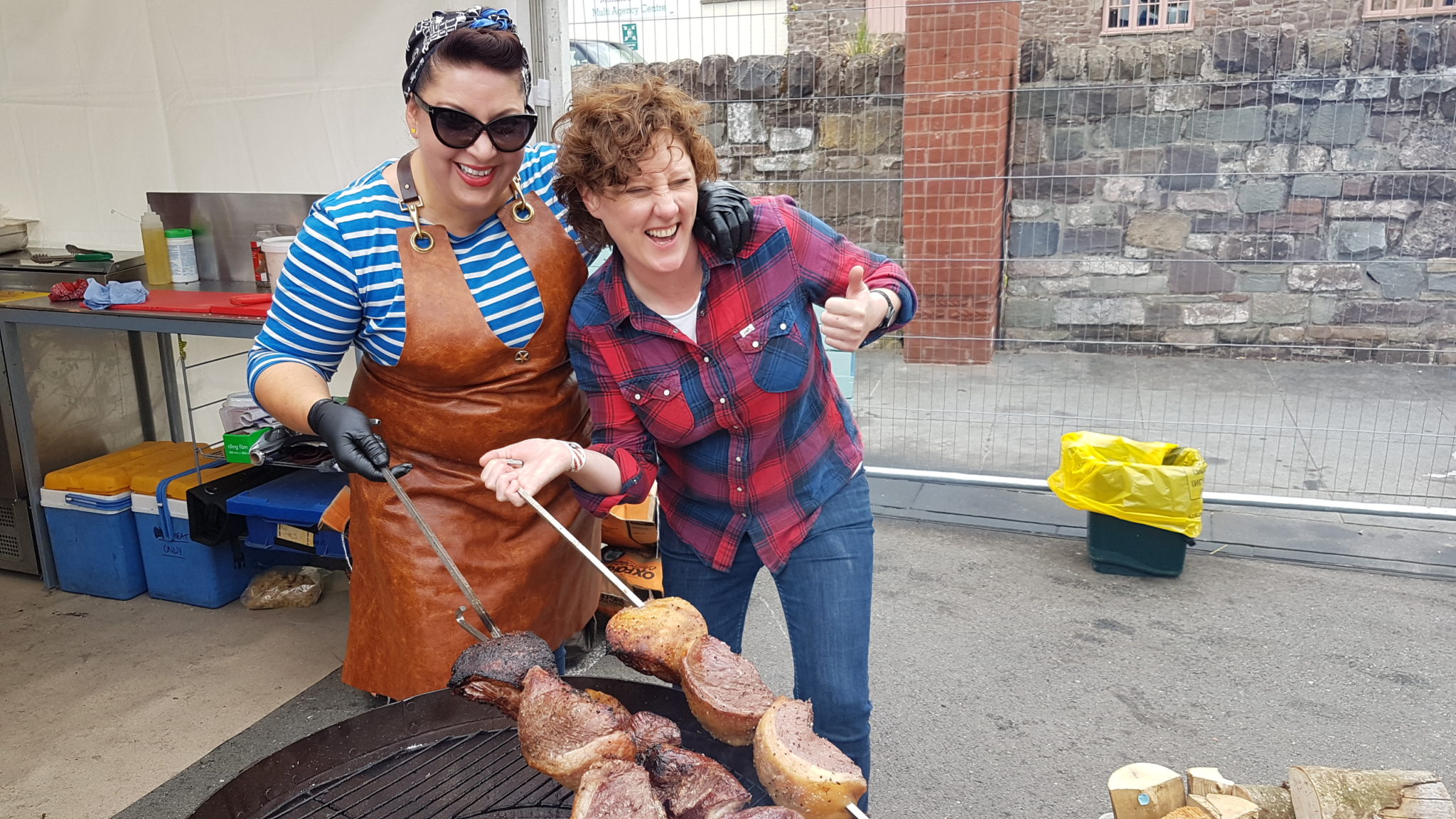 Sam and Shauna from Hang Fire BBQ