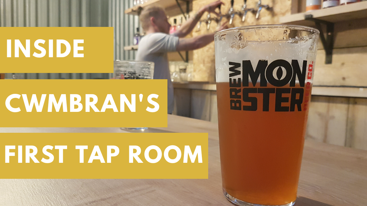 The tap room at Brew Monster in Cwmbran