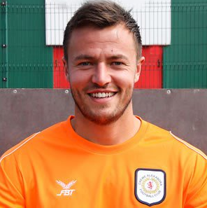Dave Richards, goalkeeper for Crewe Alexander FC