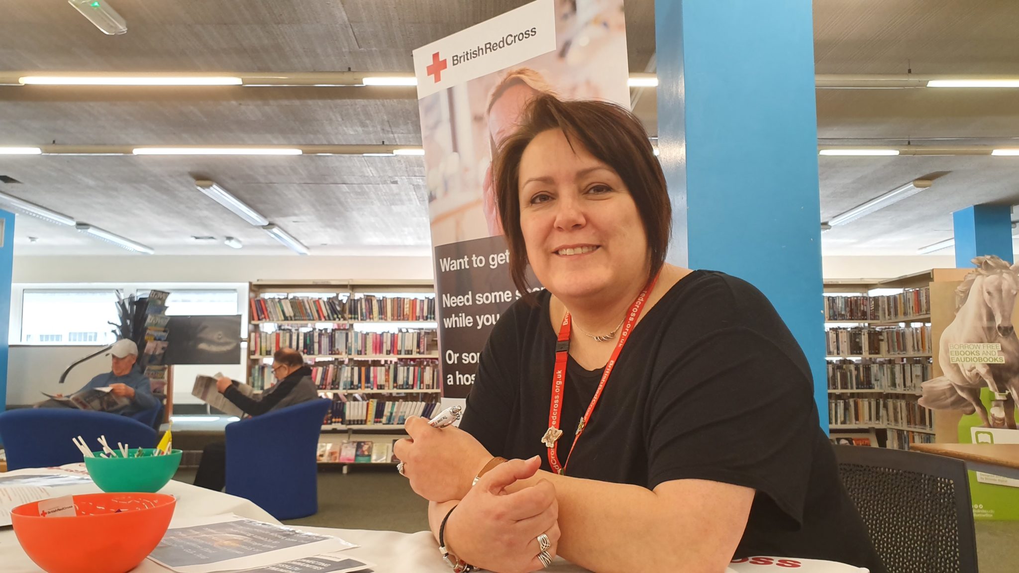Suzanne Parry-Price, a community connector with the British Red Cross Community Connector