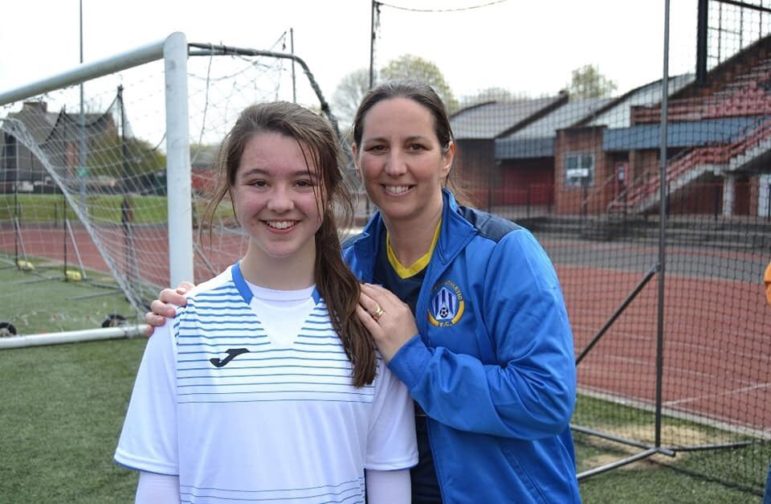 Summer Bowen-Quirk and Tracey, her mum