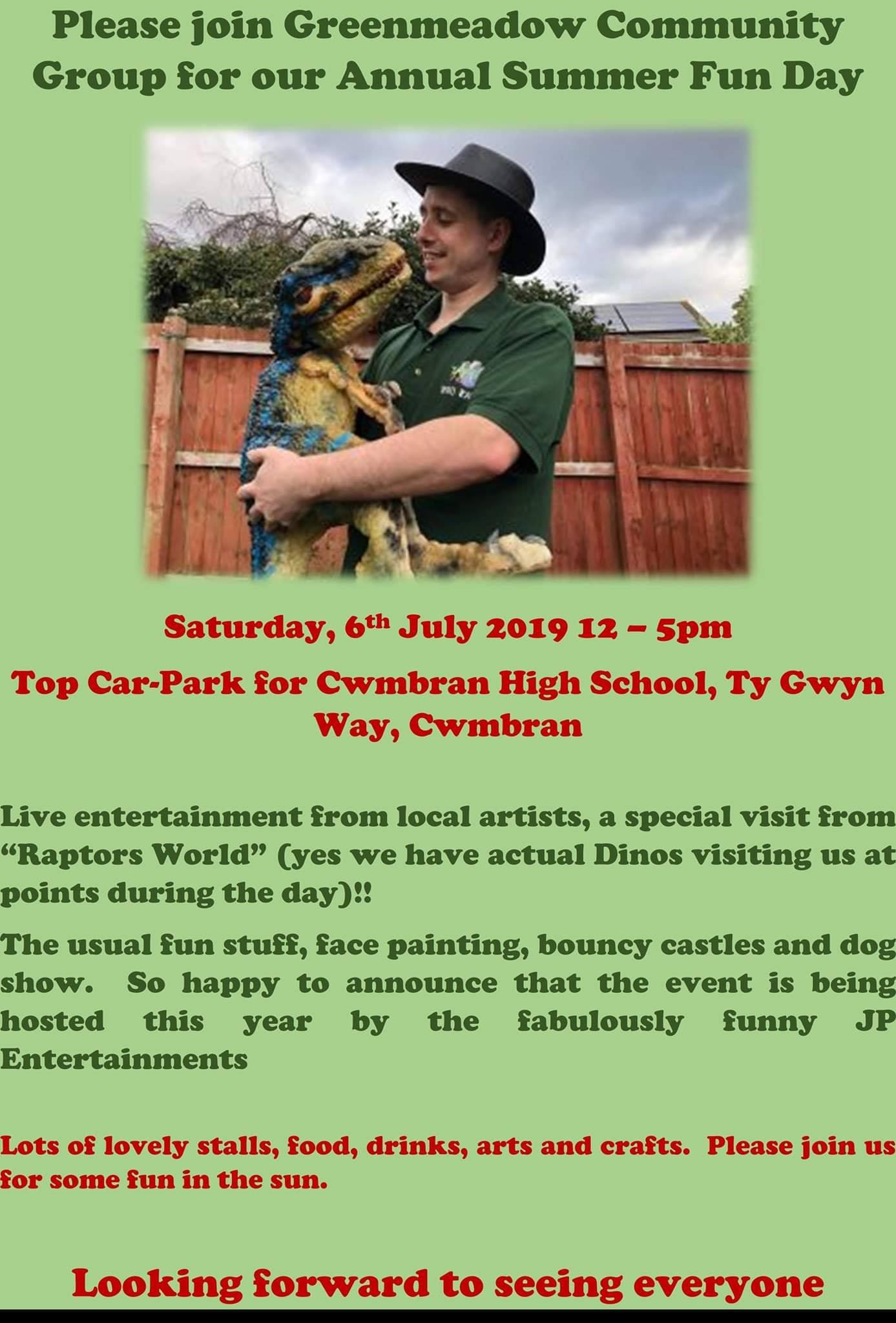 Greenmeadow fun day poster