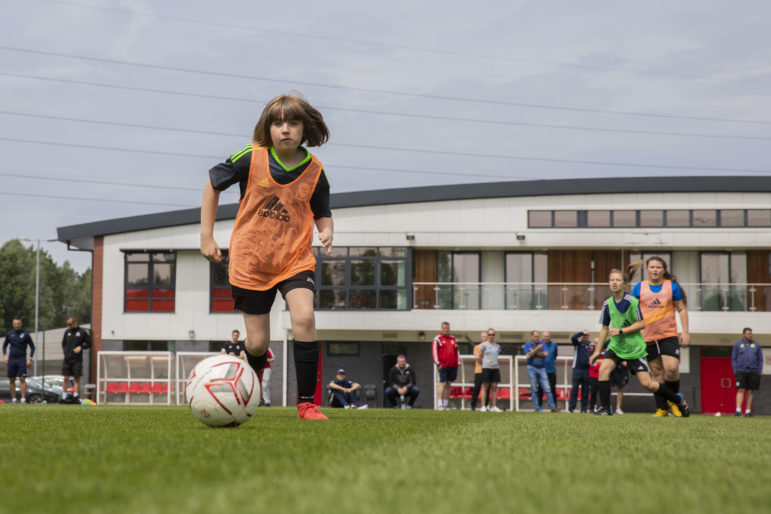 Grassroots football coaching at Dragon Park