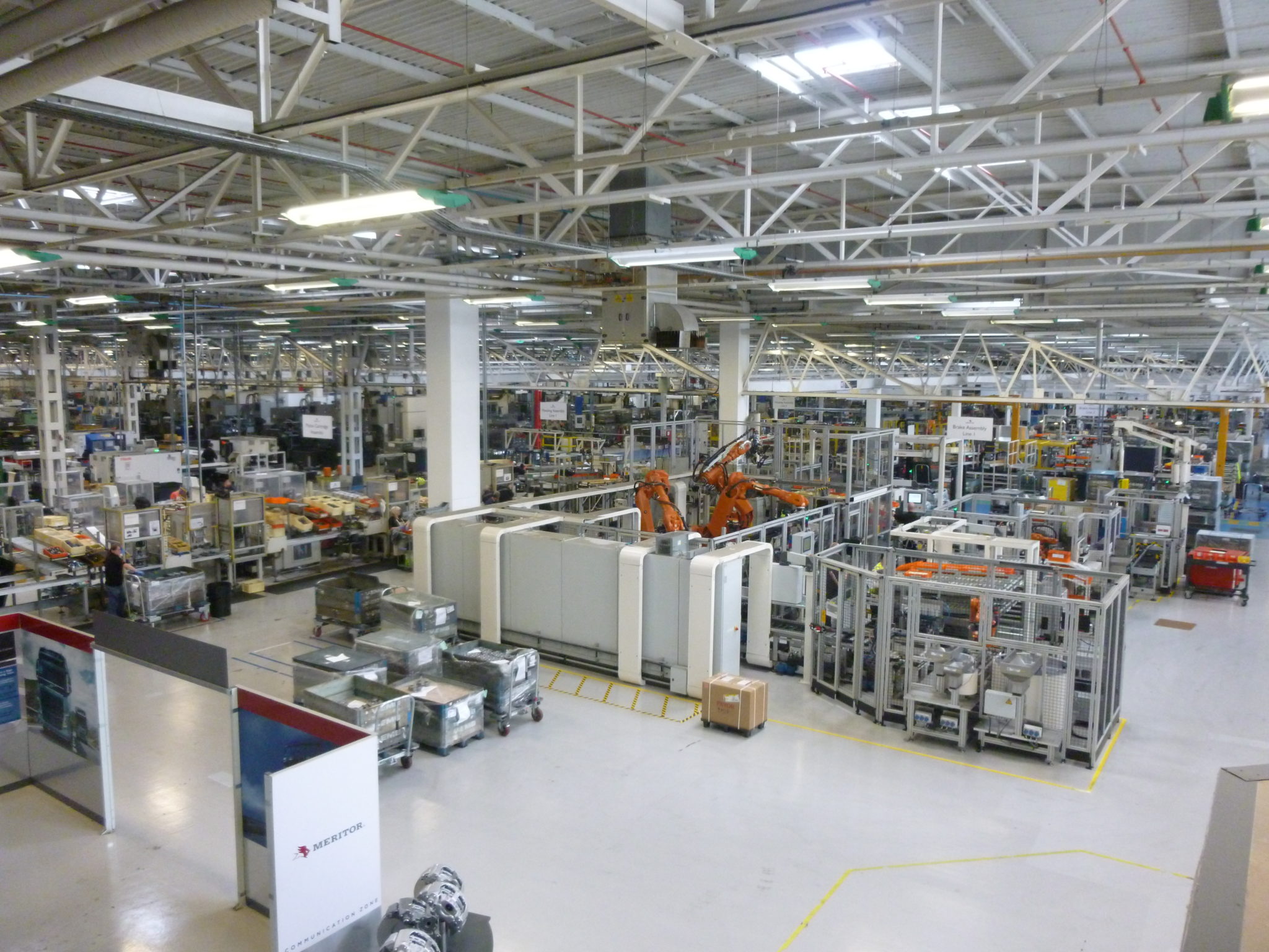 Inside Meritor Cwmbran