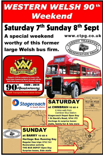 Bus event poster
