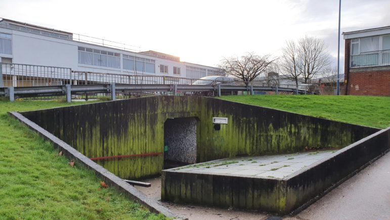 The subway linking Northville to Cwmbran town centre