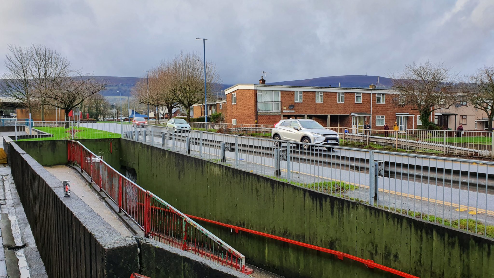 The subway linking Northville to Cwmbran town centre