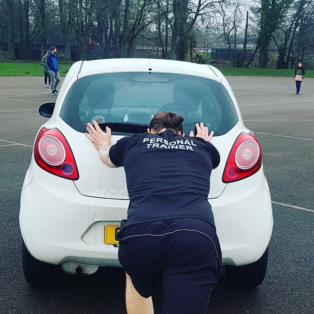 Shane O'Neill doing some training with the Ford KA