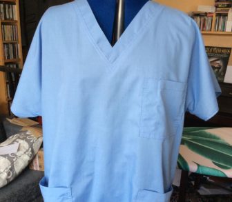 A set of scrubs made by Meryl Herbert