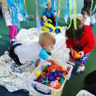 Baby and toddlers at Greenmeadow Community Farm