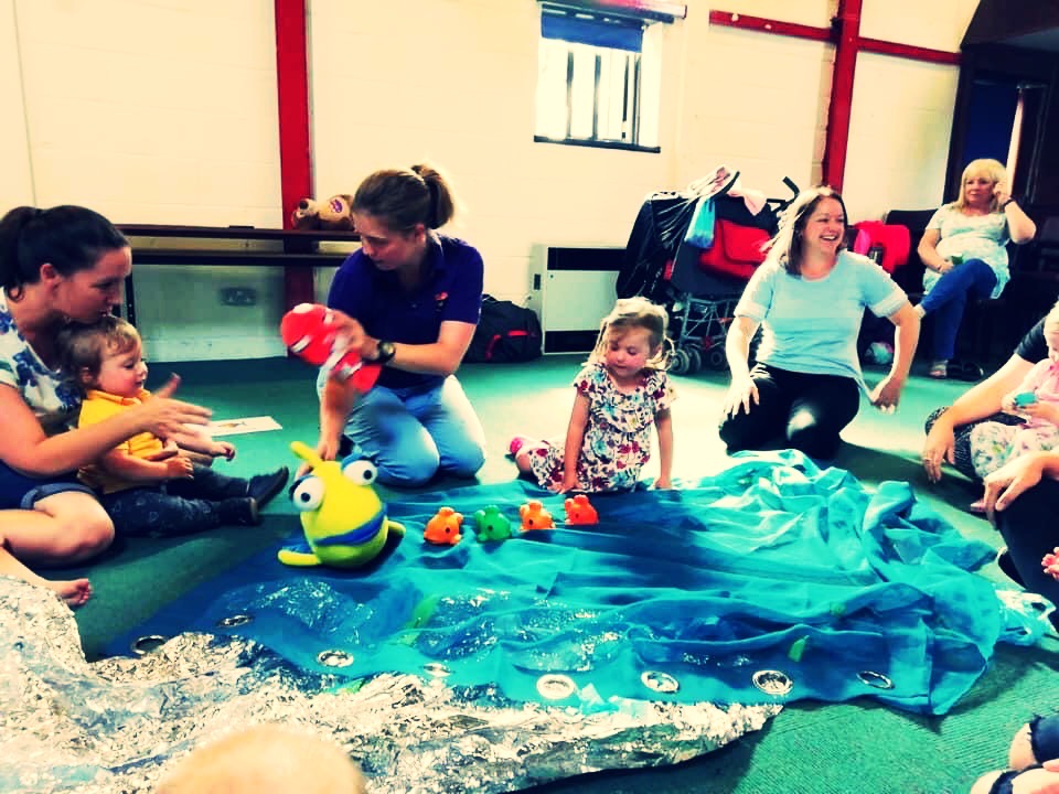 Baby and toddlers at Greenmeadow Community Farm