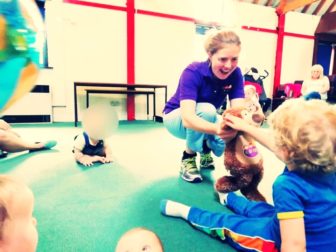 Baby and toddlers at Greenmeadow Community Farm