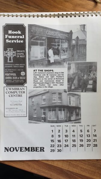 Cwmbran's Checkpoint Calendar 1987