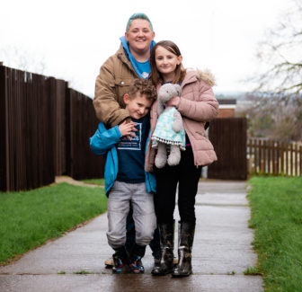 Terri, Sophie and James