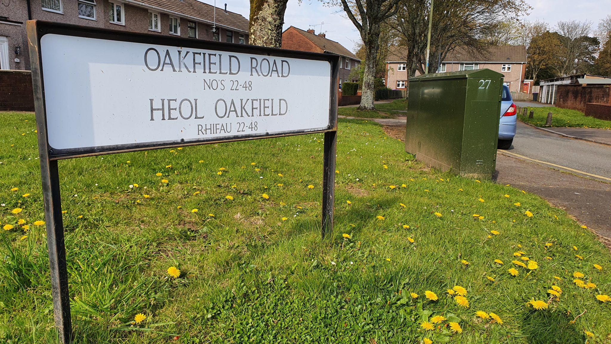 Oakfield Road in Cwmbran