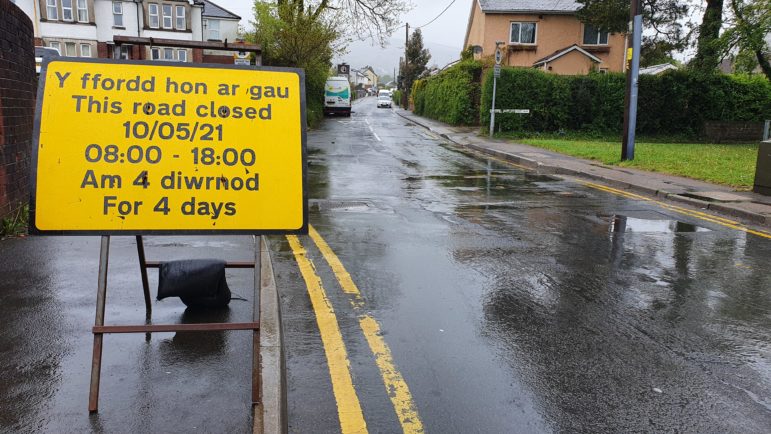 Ton Road in Cwmbran