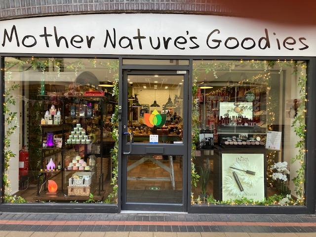 Mother Nature's Goodies shop in Abergavenny