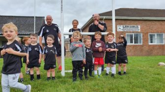 Young rugby players