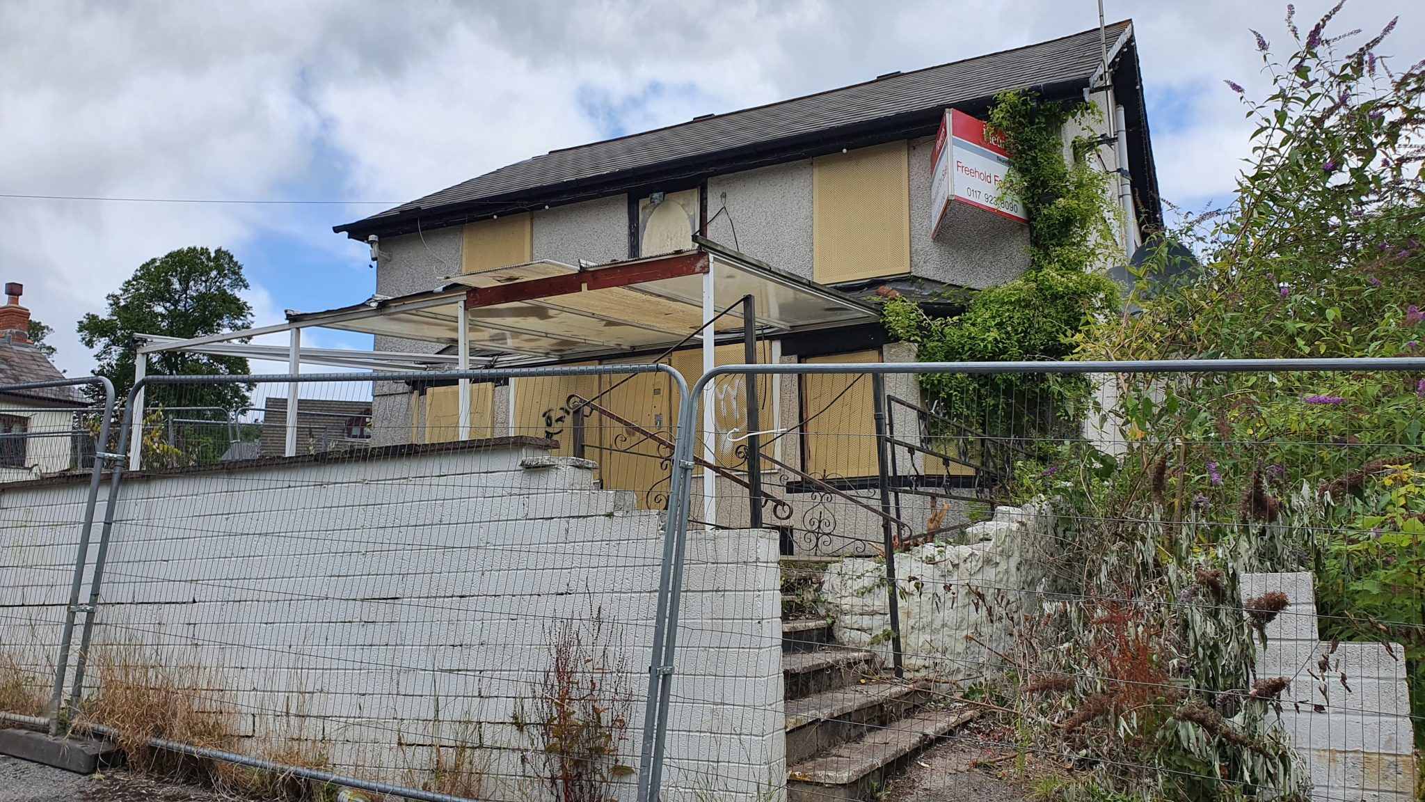 A derelict pub