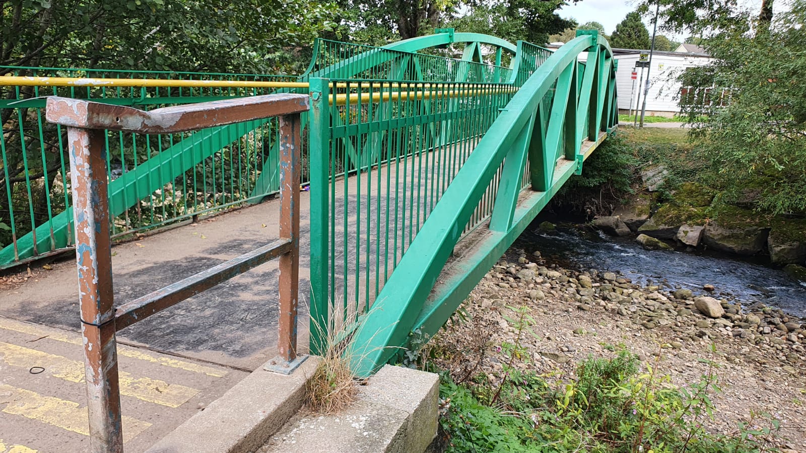 A footbridge