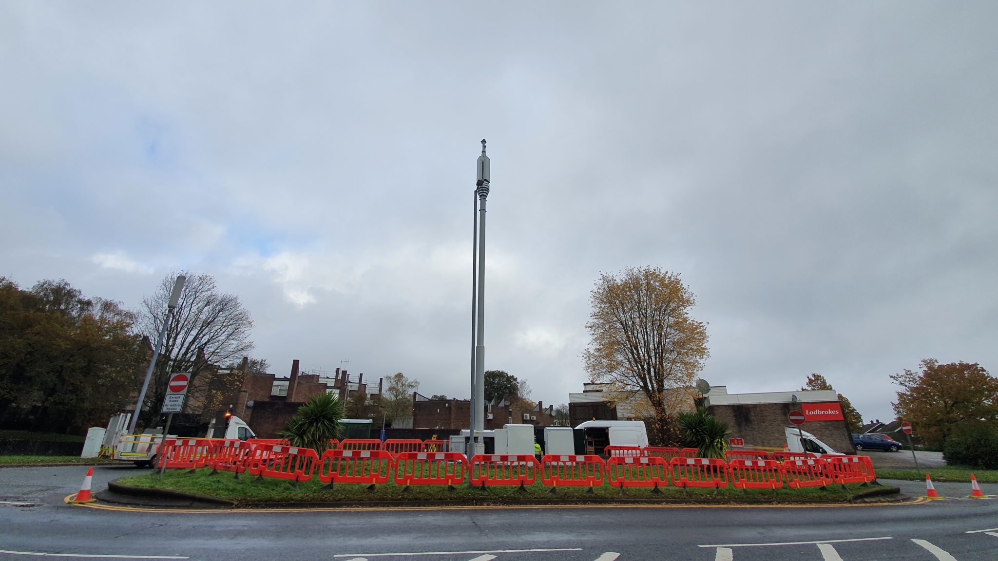 A 5g mobile phone mast